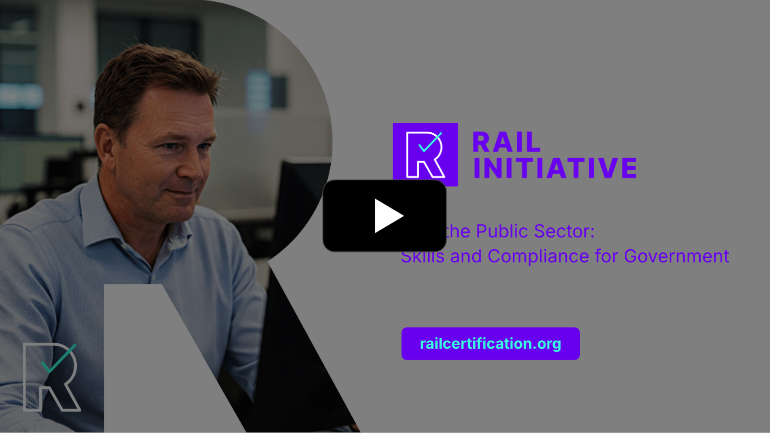 Image shows the opening screen of the webinar with a clickable play button